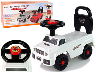 Stumjamā mašīna Lean Toys QX-5500-2, balta cena un informācija | Rotaļlietas zīdaiņiem | 220.lv