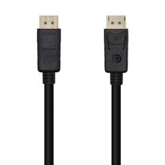 Кабель Displayport Aisens Cable DisplayPort V1.2 4K@60Hz, DP/M-DP/M, Negro, 1.0m Чёрный 1 m цена и информация | Кабели и провода | 220.lv