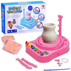 Elektriskais podnieka komplekts Pottery Workshop, rozā cena un informācija | Rotaļlietas meitenēm | 220.lv