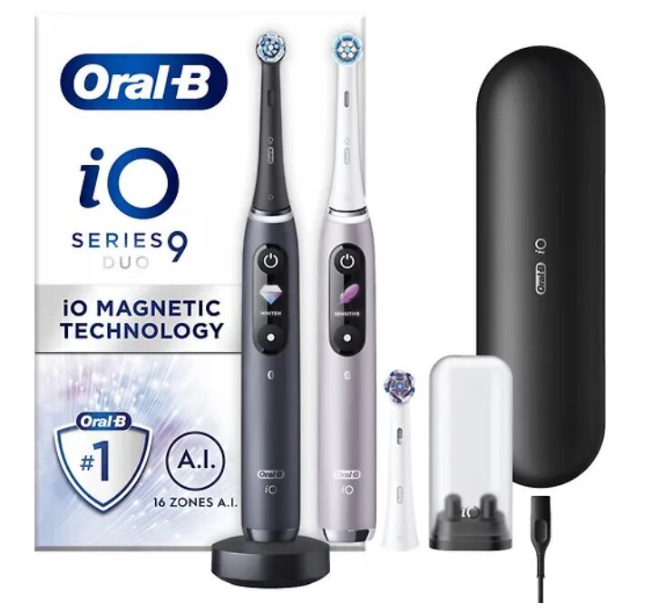 Oral-B iO Series 9 Duo Pack cena un informācija | Elektriskās zobu birstes | 220.lv