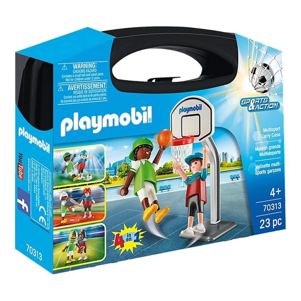 70313 PLAYMOBIL® Sports Action Multisport kaste 4in1 cena un informācija | Konstruktori | 220.lv