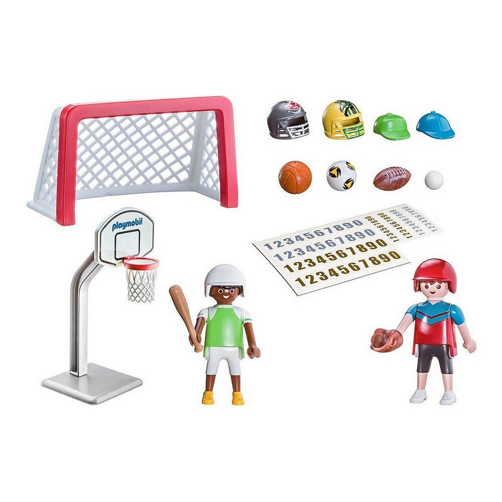 70313 PLAYMOBIL® Sports Action Multisport kaste 4in1 cena un informācija | Konstruktori | 220.lv