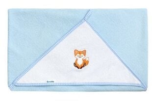 Махровое полотенце Sensillo Fox Blue, 100х100 см цена и информация | Maudynių prekės | 220.lv