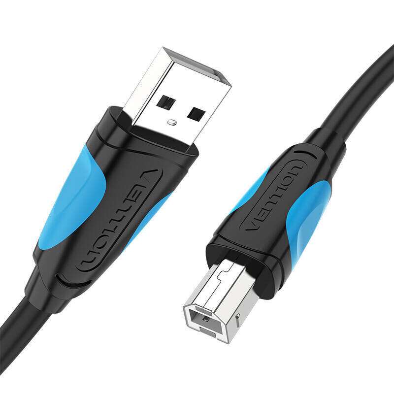 Vention USB 2.0/USB-B, 10 m cena un informācija | Kabeļi un vadi | 220.lv