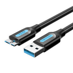 Vention USB 3.0/micro-B, 0.25 m cena un informācija | Kabeļi un vadi | 220.lv