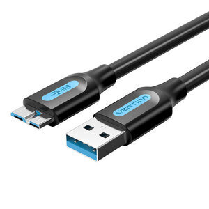 Vention USB 3.0/Micro-B, 0.5 m цена и информация | Kabeļi un vadi | 220.lv