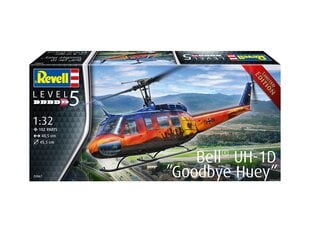 Helikopters Revell Bell UH-1D `Good Bye Huey`, 1/32, 03867 cena un informācija | Konstruktori | 220.lv