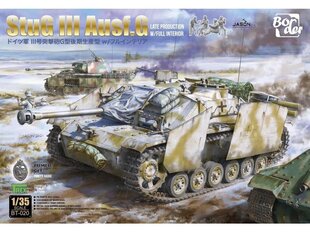 Tanks Border Model StuG III Ausf. G Late Production with Interior, 1/35, BT-020 цена и информация | Конструкторы и кубики | 220.lv