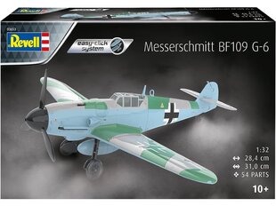 Lidmašīna Revell - Messerschmitt Bf109G-6 (easy-click), 1/32, 03653 cena un informācija | Konstruktori | 220.lv