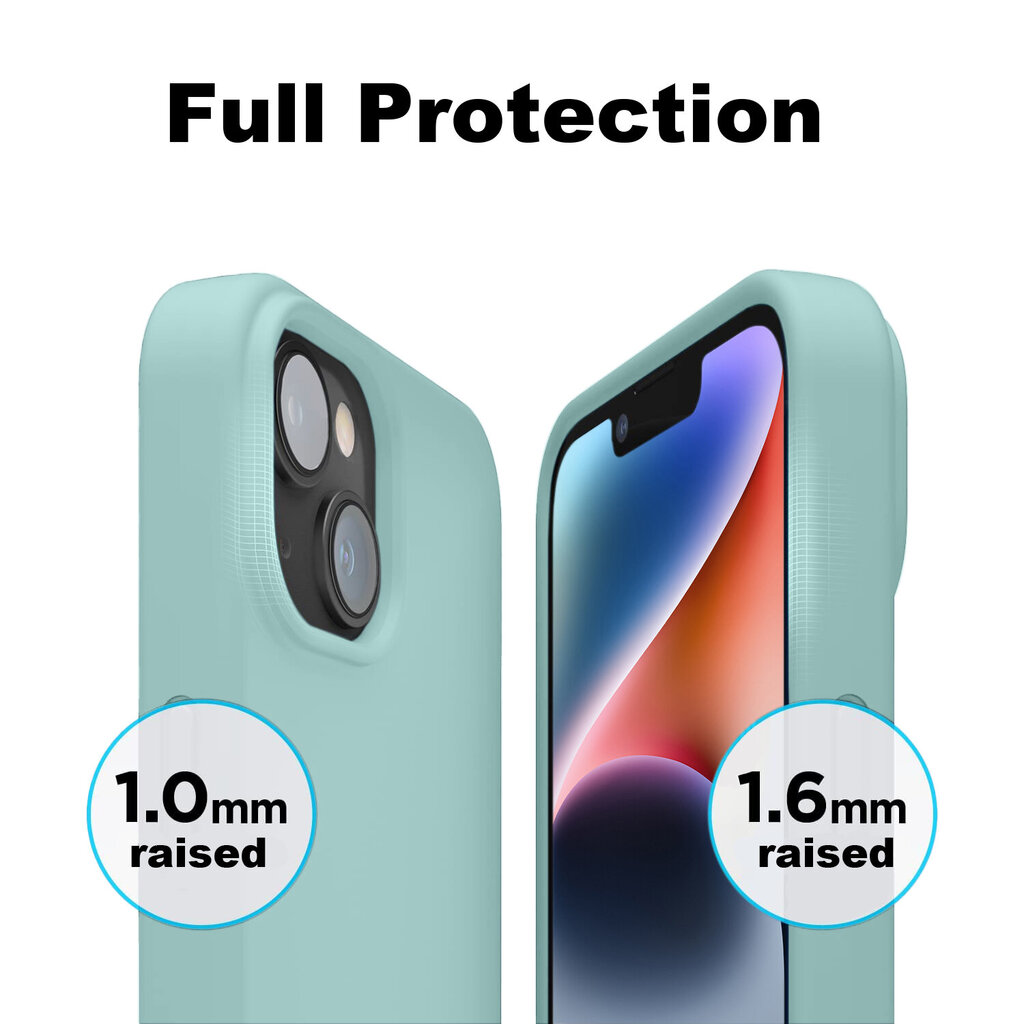 Soundberry Silicone Set iPhone 14 Marine Blue 2.5D cena un informācija | Telefonu vāciņi, maciņi | 220.lv