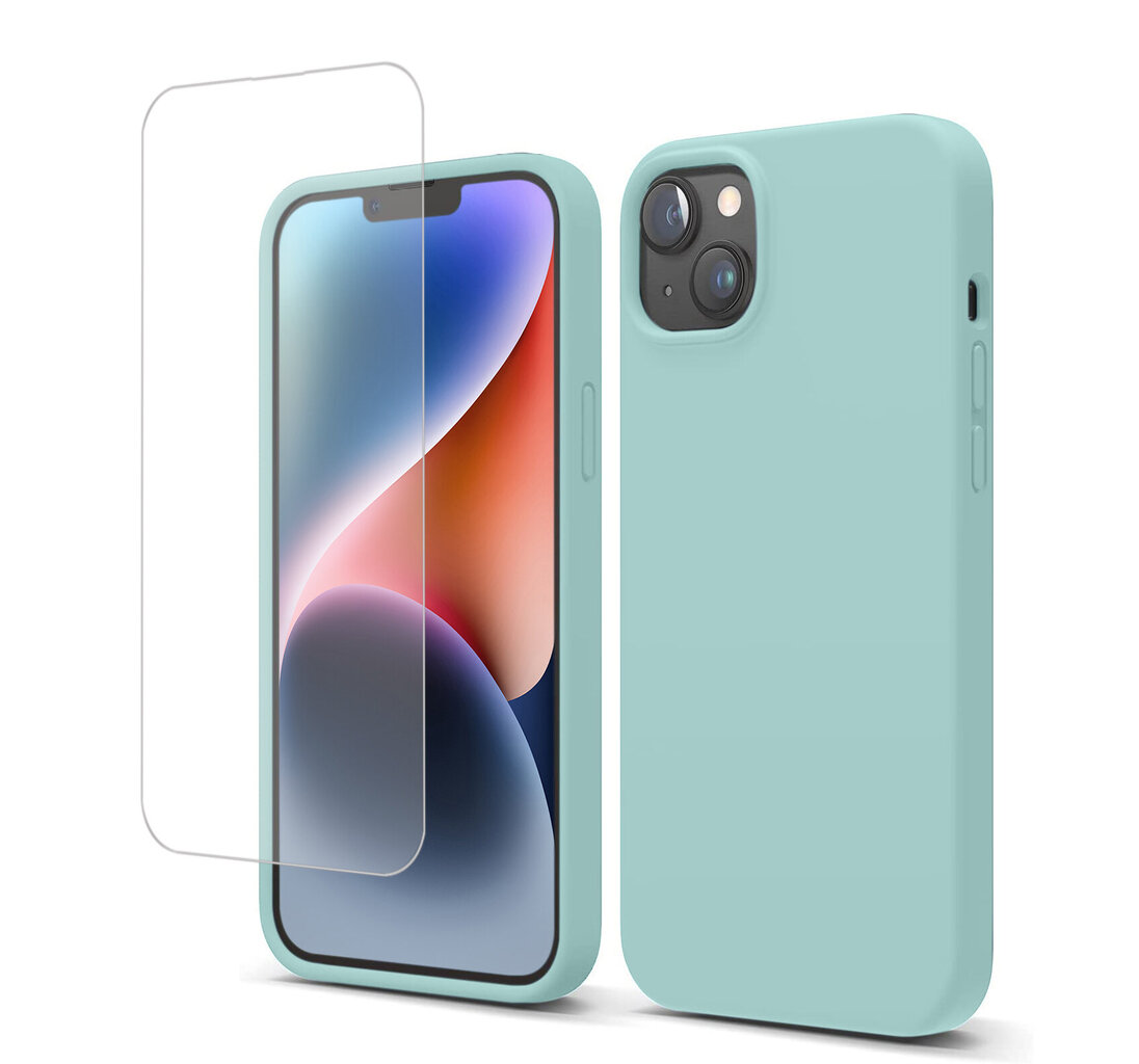 Soundberry Silicone Set iPhone 14 Marine Blue 2.5D cena un informācija | Telefonu vāciņi, maciņi | 220.lv