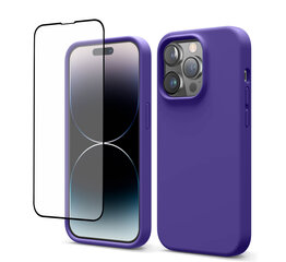 Soundberry Silicone Set iPhone 14 Pro Max Purple 5D cena un informācija | Telefonu vāciņi, maciņi | 220.lv