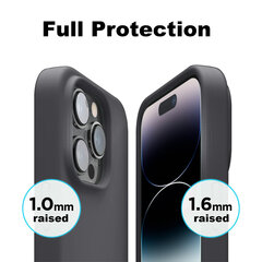 Soundberry Silicone  Set iPhone 14 Pro Max Charcoal Grey 5D цена и информация | Чехлы для телефонов | 220.lv