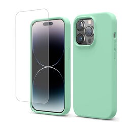 Soundberry Silicone Set iPhone 14 Pro Max Pistachio 2.5D cena un informācija | Telefonu vāciņi, maciņi | 220.lv