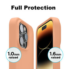 Soundberry Silicone   Set iPhone 14 Pro Max Cantaloupe 2.5D цена и информация | Чехлы для телефонов | 220.lv