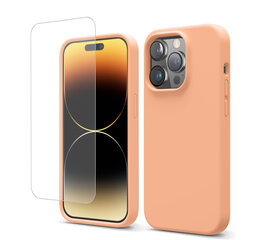 Soundberry Silicone Set iPhone 14 Pro Max Cantaloupe 2.5D cena un informācija | Telefonu vāciņi, maciņi | 220.lv