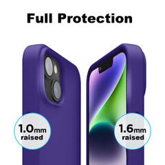 Soundberry Silicone Set iPhone 14 Purple 5D cena un informācija | Telefonu vāciņi, maciņi | 220.lv