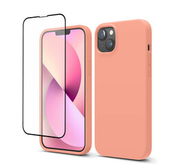Soundberry Silicone  Set iPhone 13 Peach Pink 5D цена и информация | Чехлы для телефонов | 220.lv