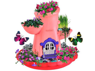 Magic HOUSE vazonas augalams, rožinis цена и информация | Развивающие игрушки | 220.lv