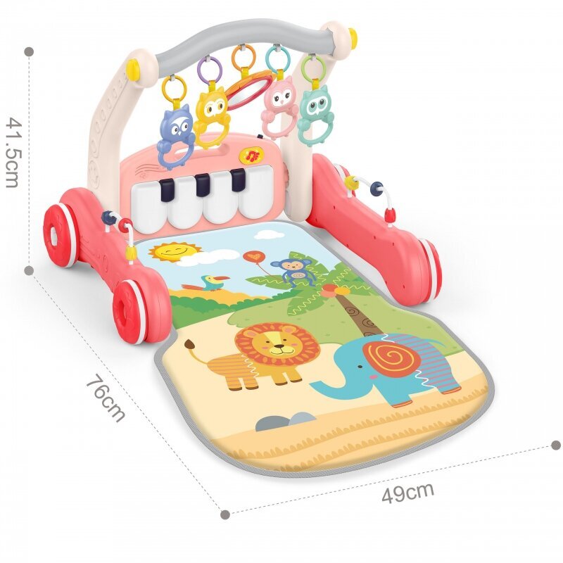 Bērnu ratiņi paklājiņš Woopie cena un informācija | Rotaļlietas zīdaiņiem | 220.lv
