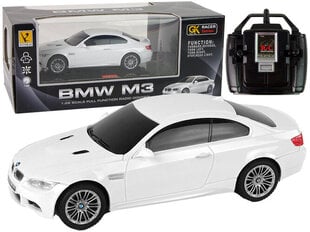 Rc automobilis ar efektiem BMW M3, balts cena un informācija | Rotaļlietas zēniem | 220.lv