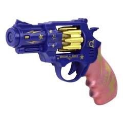 Revolveris ar gaismas efektiem Lean Toys, zils cena un informācija | Rotaļlietas zēniem | 220.lv