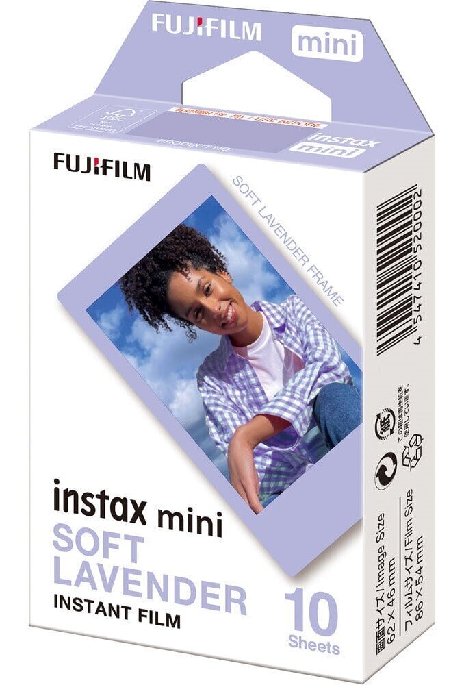 Fujifilm Instax Mini 1x10 mīksta lavanda цена и информация | Citi piederumi fotokamerām | 220.lv