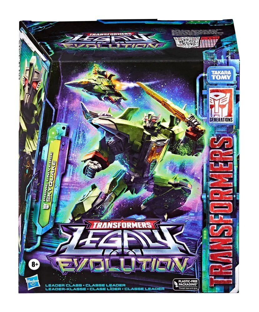 Transformers Legacy Evolution Prime Universe Skyquake, zaļš cena un informācija | Rotaļlietas zēniem | 220.lv