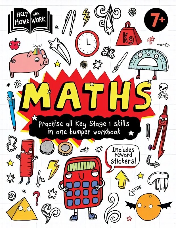 Help With Homework: 7plus Maths цена и информация | Grāmatas pusaudžiem un jauniešiem | 220.lv