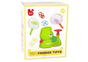 Spēle Noķer disku Frisbee Lean Toys, rozā cena un informācija | Attīstošās rotaļlietas | 220.lv