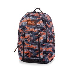 Mugursoma CoolPack Impact II Camo Mesh Orange cena un informācija | Skolas somas | 220.lv