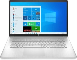 HP 17-CN3053CL i3-1335U 17,3" FHD AG 250nit IPS 12GB_3200MHz SSD512 IrisXe WiFi6 B W11 Natural Silver cena un informācija | Portatīvie datori | 220.lv