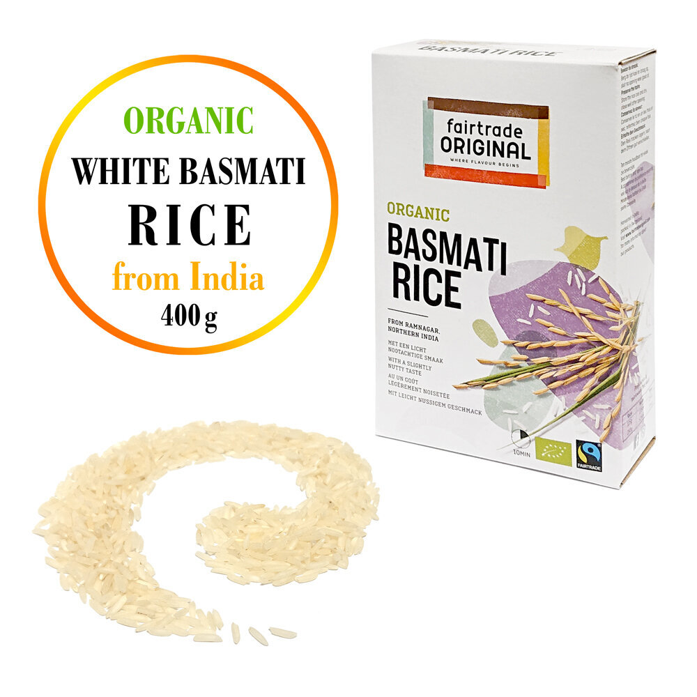 Organiski Baltie Basmati rīsi, Fairtrade Original, 400g cena un informācija | Putraimi, pārslas, putras | 220.lv