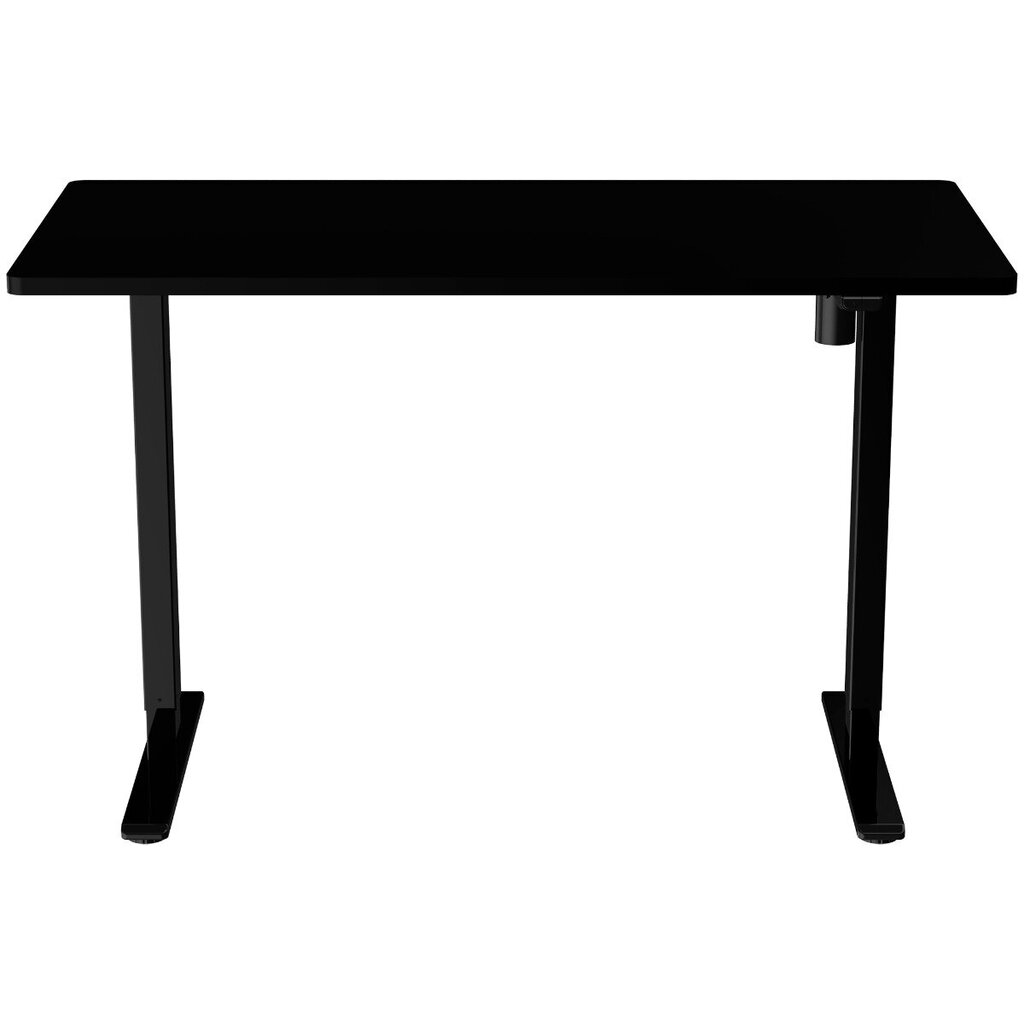 Lykke elektriskais stāvošais galds M100, melns, 140 x 70 cm цена и информация | Datorgaldi, rakstāmgaldi, biroja galdi | 220.lv