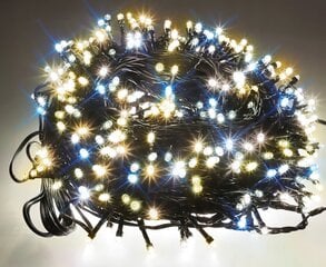 Ziemassvētku vītne, 500 LED, 25 m cena un informācija | Ziemassvētku lampiņas, LED virtenes | 220.lv