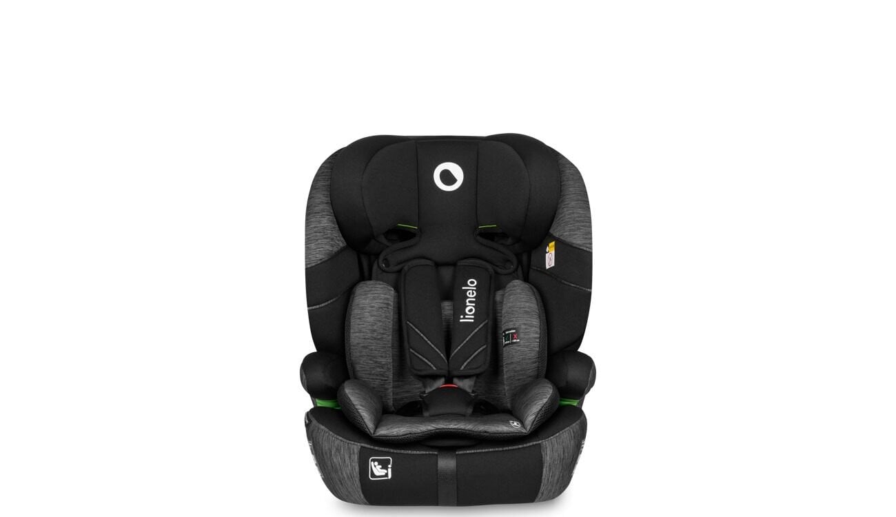 Autokrēsliņš Lionelo Levi One, 9-36 kg, Black grey cena un informācija | Autokrēsliņi | 220.lv