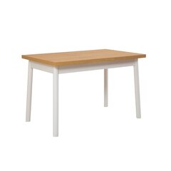 Обеденный стол Asir, 120x77x75см, бежевый/белый цена и информация | Кухонные и обеденные столы | 220.lv