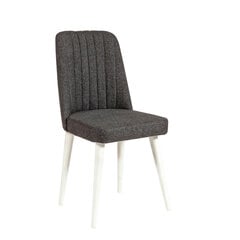 Krēsls Asir, 47x89x46cm, pelēks, balts cena un informācija | Virtuves un ēdamistabas krēsli | 220.lv
