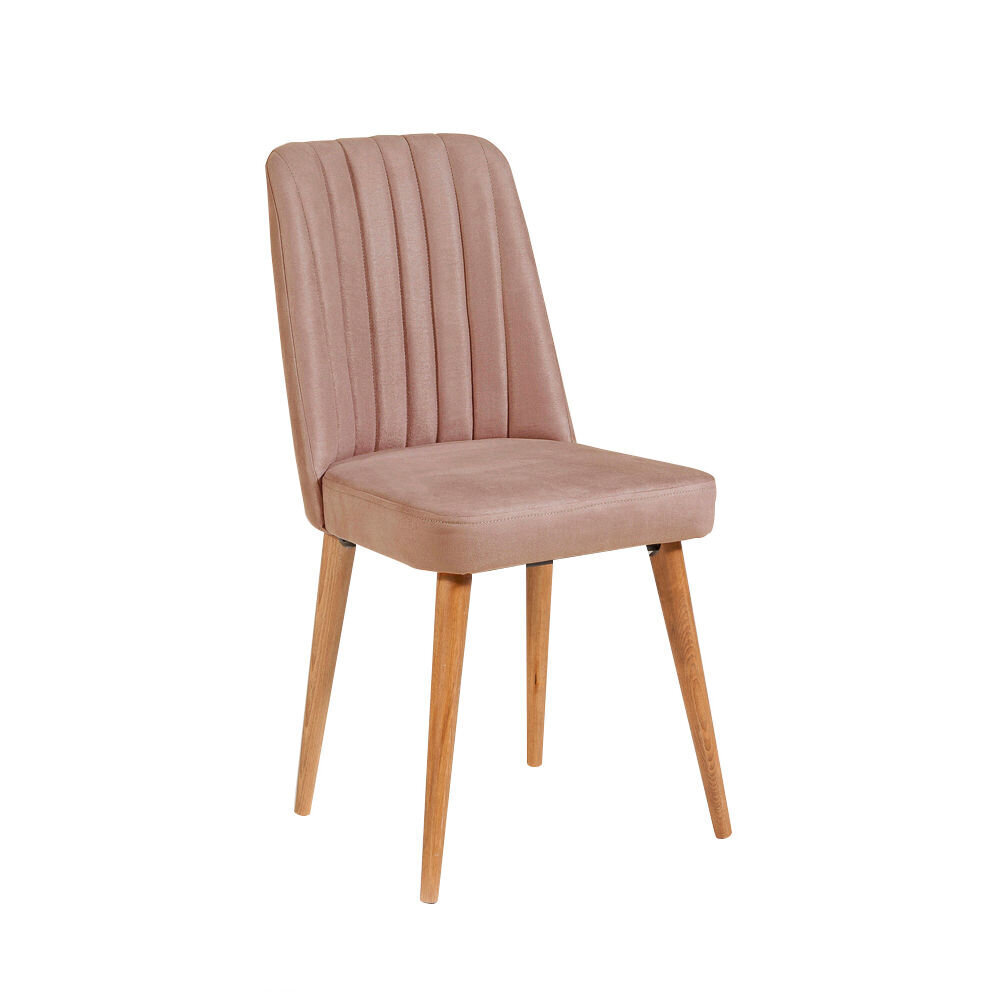 Krēsls Asir, 47x89x46cm, rozā krāsā цена и информация | Virtuves un ēdamistabas krēsli | 220.lv