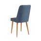 Krēsls Asir, 47x89x46cm, zils cena un informācija | Virtuves un ēdamistabas krēsli | 220.lv