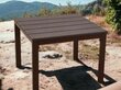 Kvadrāta galds Wood, 78x78 cm cena un informācija | Dārza galdi | 220.lv