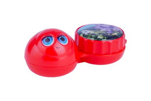 Horizontāls kontaktlēcu konteiners Horiz 3D Optipak Ladybug, sarkans cena un informācija | Briļļu un lēcu aksesuāri | 220.lv
