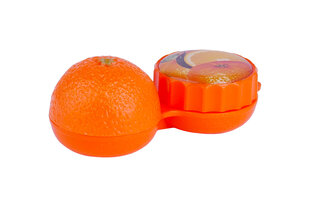 Горизонтальный контейнер для контактных линз HORIZ 3D Optipak Orange, оранжевый  цена и информация | Аксессуары для очков и линз | 220.lv
