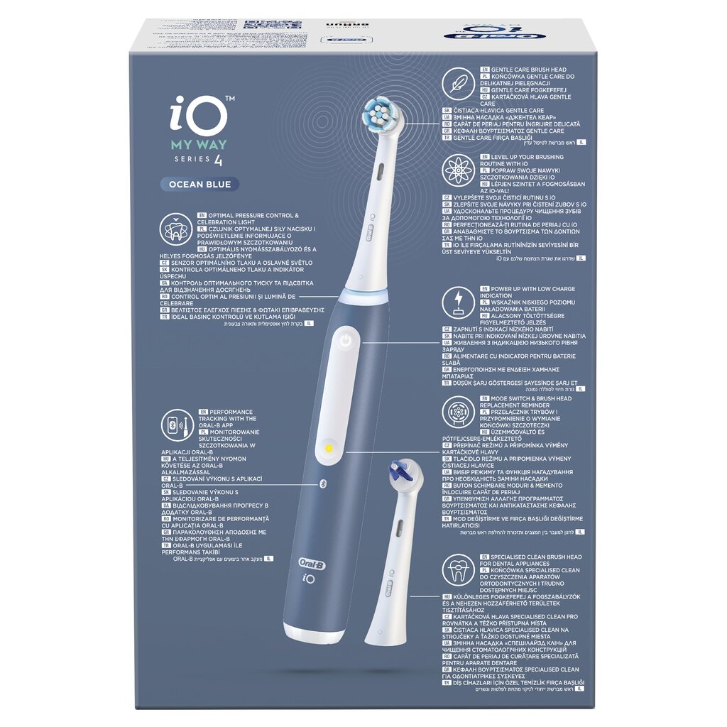 Oral-B iO My Way Teens 10+ + Speciality Brush Head цена и информация | Elektriskās zobu birstes | 220.lv