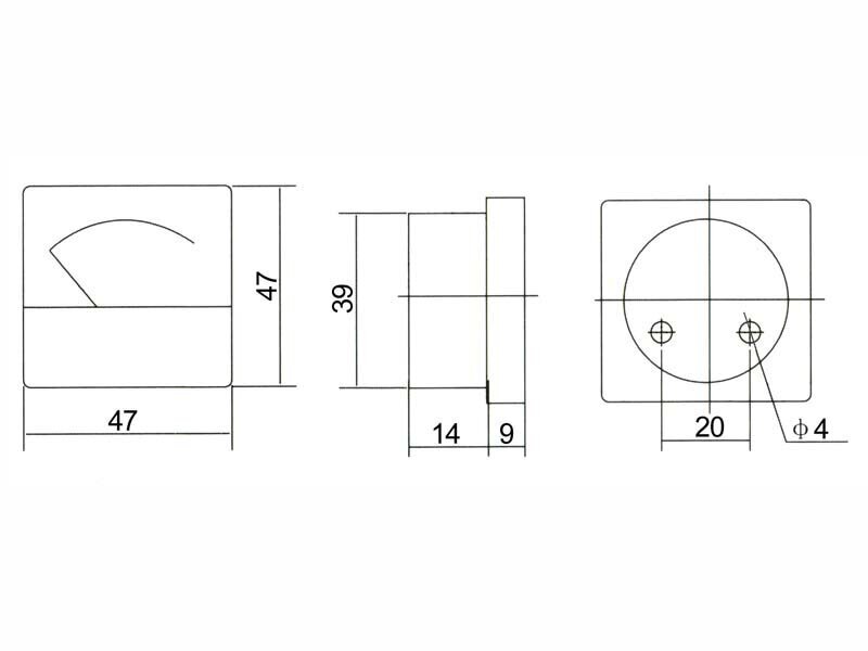 Analogais ampērmetrs 15A, 1 gab. цена и информация | Rokas instrumenti | 220.lv