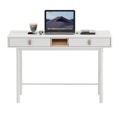Письменный стол IRIS 120x60xH75см, белый цена и информация | Компьютерные, письменные столы | 220.lv