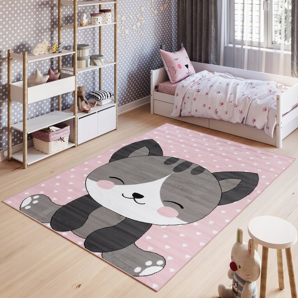 Bērnu paklājs Chemex Kitty, 120x170 cm цена и информация | Paklāji | 220.lv