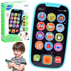 Vaikiškas interaktyvus telefonas, mėlynas kaina ir informacija | Игрушки для малышей | 220.lv