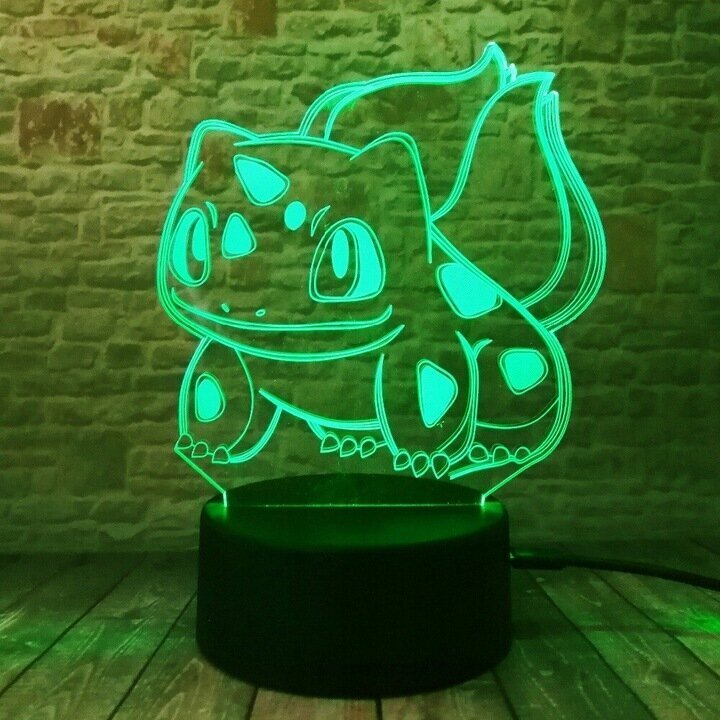 Bērnu lampa LED Pokemon Zaxer cena un informācija | Lampas bērnu istabai | 220.lv
