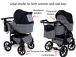 Universālie rati Boston Travel System 3in1, Green cena un informācija | Bērnu rati | 220.lv